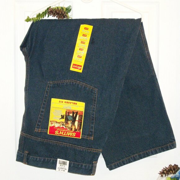 SMITH'S American Workwear Jeans NWT 46x32 Relaxed Fit 100% Cotton **31" INSEAM - Picture 1 of 13